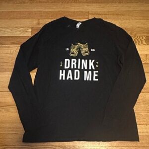 Jordan Davis Drink Had Me Tour Black Long-Sleeve T-Shirt Unisex 2XL